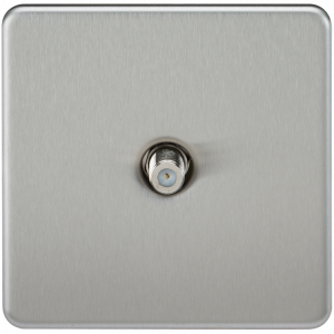 1G Tv Non Isolated Satin Nickel R05.821.BK