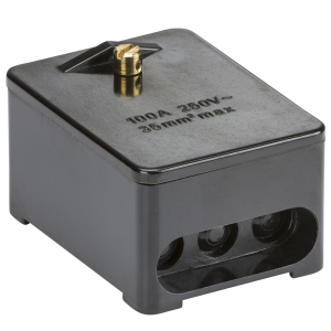 100A 1 x 5-Way (Single Pole) Service Connector Block