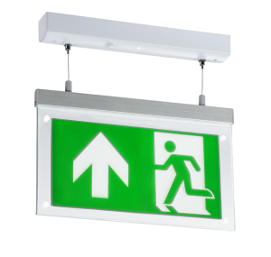 230V 2W LED Suspended Double-Sided Emergency Exit Sign (maintained use only)