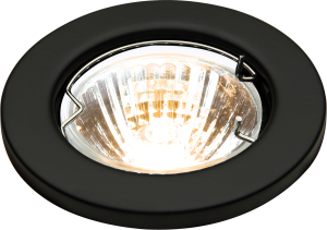 L02BK1 IP20 12V 50 Watt Max Low Voltage Matt Black Downlight