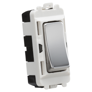 20AX 2 way SP module (centre off )- polished chrome