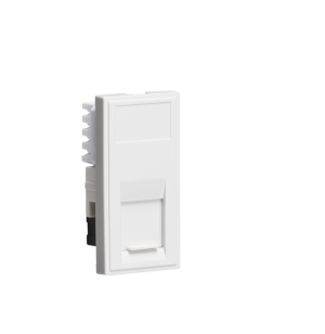 UTP CAT5E RJ45 Outlet Module 25 x 50mm - White