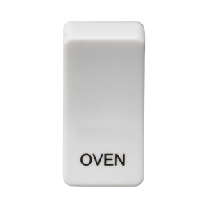 Switch cover "marked OVEN" - white