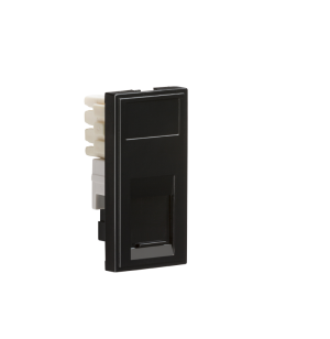 RJ11 Outlet Module 25 x 50mm (IDC) - Black