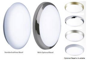 230V IP44 24W BF LED Bulkhead 400mm 1600lm 6000K