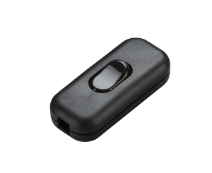 6A DP Inline Cord Switch - Black