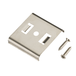 Metal Mounting Clip comes with 2 x Screws for Flat LED Strip
