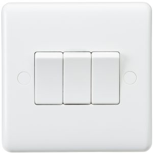 Curved Edge 10A 3G 2-Way Switch