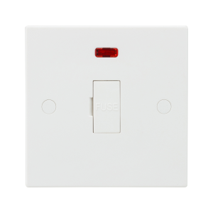 13A Fused Spur Unit with Neon