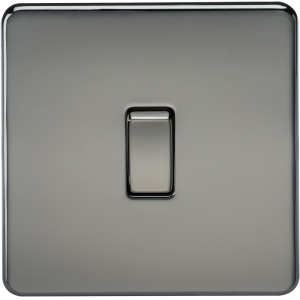 Screwless 10A 1G Intermediate Switch - Black Nickel