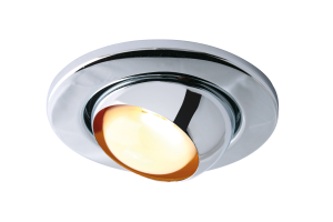 ME04C Dimmable 240V 40 Watt max. R50 Chrome Finished Eyeball Downlight - IP20