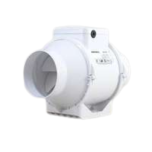 Airflow AV100 Aventa 4" High Power Inline Duct Mixed Centrifugal Fan, 9041085