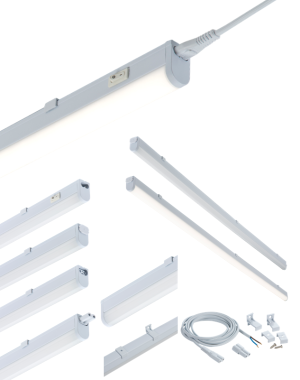 230V 22W LED Linkable Striplight 4000K (1438mm)