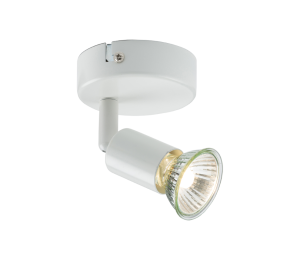 230V GU10 Single Spotlight - White
