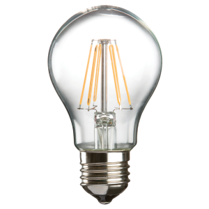 230V 6W LED 60mm ES Clear GLS 3000K