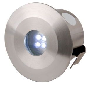 IP44 Stainless Steel LED Kit 4 x 0.5W Blue LEDs
