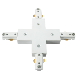 230v Single Circuit Track connector x white