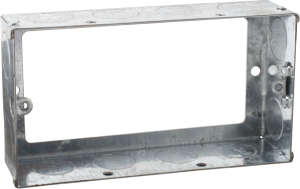 2G 35mm Galvanised Steel Extension Box