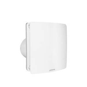 Airmaster RFP4TMGL Extractor Fan With Timer & Microwave Sensor, White Glass
