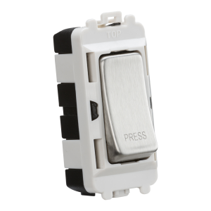 20AX 2 way retractive SP module (marked "PRESS") - brushed chrome