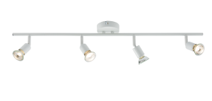 230V GU10 Quad Bar Spotlight - White