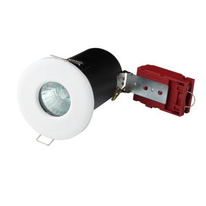 230V IP65 Fire-Rated Low Energy Shower Downlight White