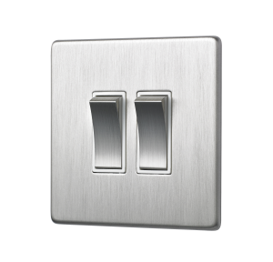 2G 2W Dummy Switch Satin Nickel Y05.270.P6AMS