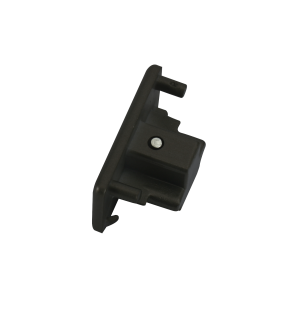 230V Single Circuit Track Dead End Cap Black