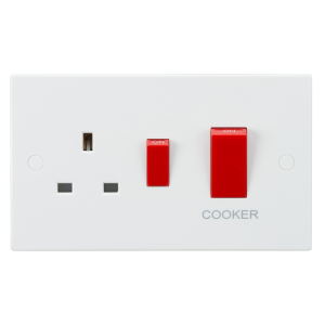 45A DP Cooker Switch and 13A Socket
