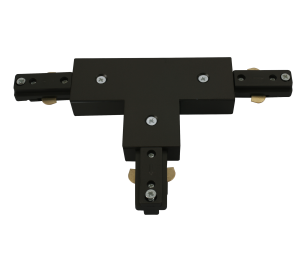 230v track T connector Black.