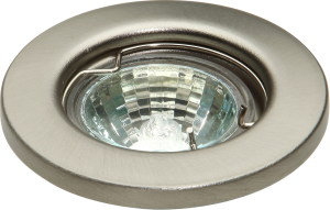 L01CBR IP20 12V 35W Max Low Voltage Brushed Chrome Metal Downlight