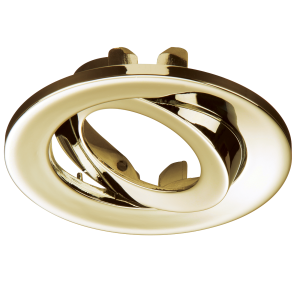 Adjustable Brass Tilt Bezel for VFR8 LED IP20 Downlights
