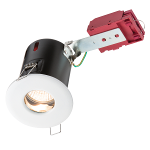 230V IP65 GU10 IC Fire-Rated Shower Downlight White