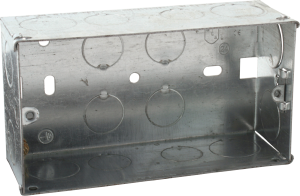 2G 47mm Galvanised Steel Box