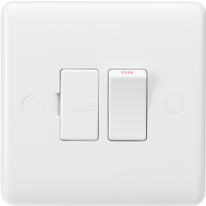 Curved Edge 13A Switched Fused Spur Unit