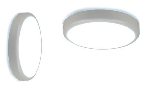 230V IP44 14W Emergency Trade LED Flush with Sensor 4000K (315mm)