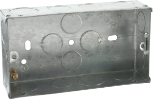 2G 35mm Galvanised Steel Box