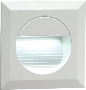230V IP54 Recessed Square Indoor/Outdoor LED Guide/Stair/Wall Light White LED