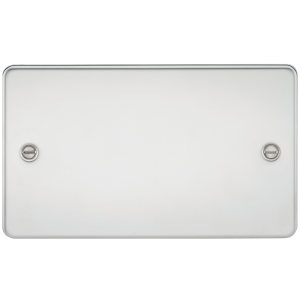 Flat Plate 2G blanking plate - polished chrome
