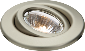 LG06CBR 12V 50W Max L/V Brushed Chrome Gimbal Downlight - IP20