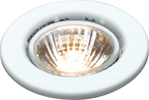DGZ10W IP20 230V 50 Watt GU10 White Recessed Fixed Downlight