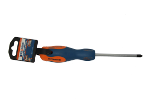 Krobahn Phillips Screwdriver PH2 x 100mm Magnetic Tip Rubber Handle, KB-SDPH2100