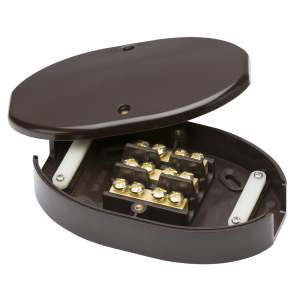 60A Junction Box 3-Terminal - brown