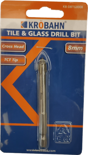 KROBAHN 8MM TILE & GLASS DRILL BIT, KB-DBTG0008
