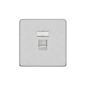 1G Rj45 Socket Satin Chrome Y33.268.W-RJ45