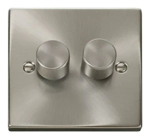 2G Dummy Dimmer Switch Satin Nickel R05.872.P6AMS