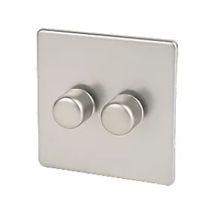 2G 2W Dimmer 250W (Sc) Satin Chrome Y33.270.250