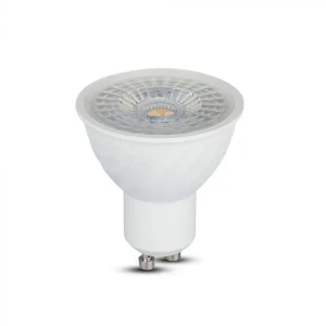 V-TAC VT200 6.5W GU10 Ripple Plastic Spotlight Samsung Chip 6400K 110'D Dimmable