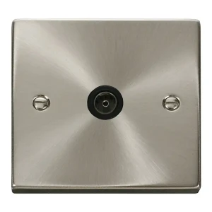 2G Tv Coaxial Non Isolated Satin Nickel Y05.222.W