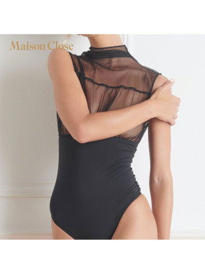 Maison Close Body String Madame Rêve Noir